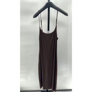Quince Brown Slip Dress